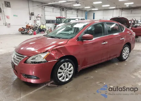 2015 Nissan Sentra Sv z USA, uszkodzony, nr VIN 3N1AB7AP2FY333787